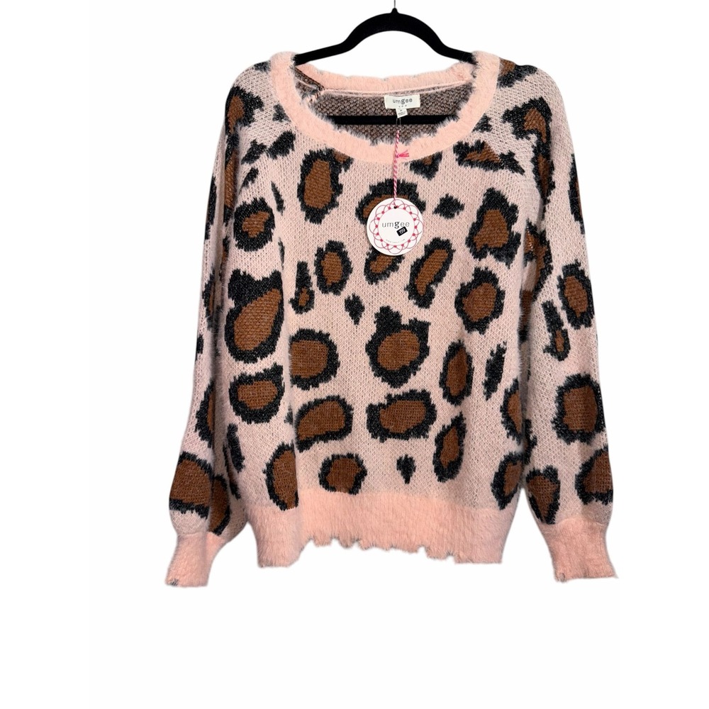 Umgee leopard sweater - medium (oversized)